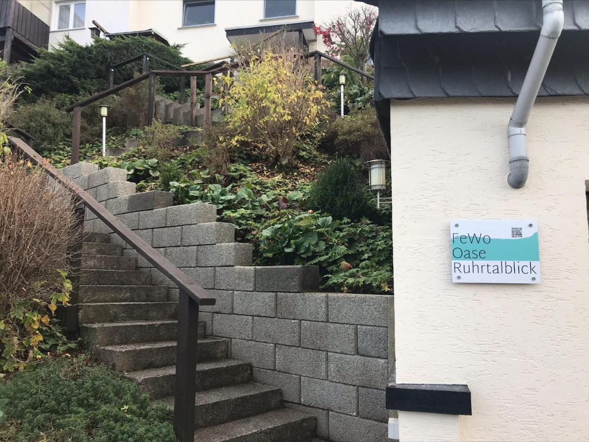 Fewo Oase Ruhrtalblick Bestwig Esterno foto