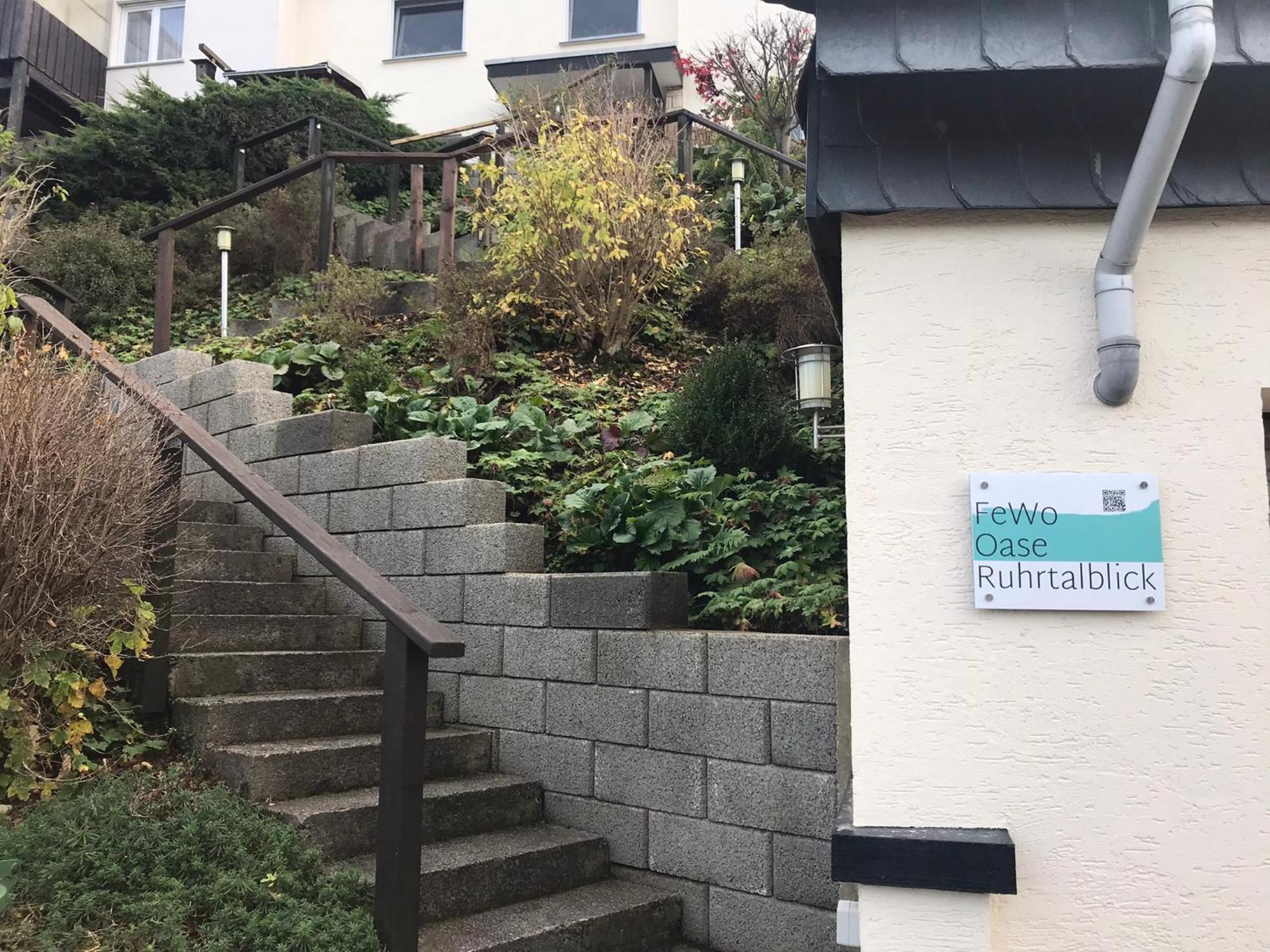 Fewo Oase Ruhrtalblick Bestwig Esterno foto